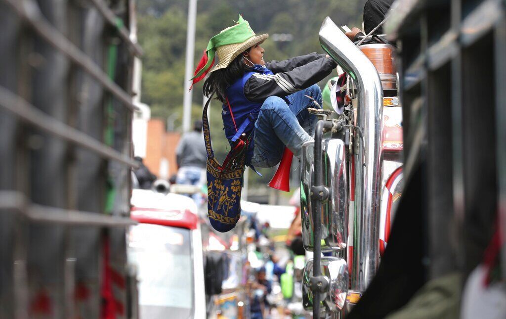 APTOPIX Colombia Protest